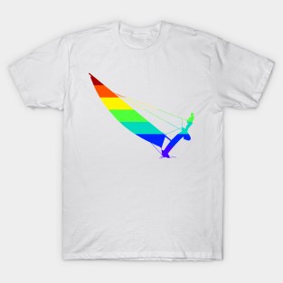 Rainbow catamaran while sailing T-Shirt